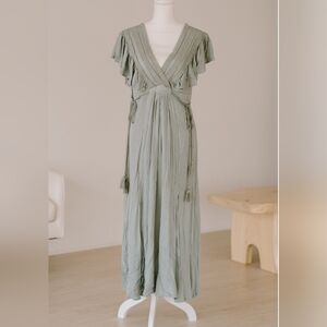 SOLD Baltic Born Maxi Dress Jennifer Dress Sage L